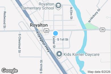 Map image of the property - 304 S 1st St