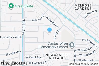 Map image of the property - 4116 W Ironwood Dr