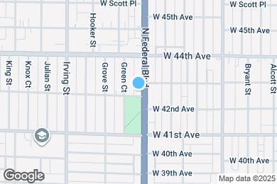 Map image of the property - 4205 Federal Blvd