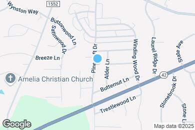 Map image of the property - 241 Pinecroft Dr