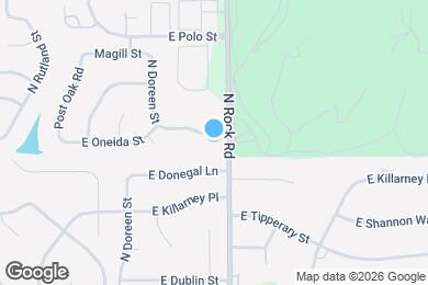 Map image of the property - 7911 E Hartmoor St