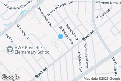 Map image of the property - 701 Westwood Avenue