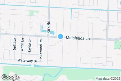 Map image of the property - Aviara Lake Worth - 3884 Melaleuca Ln