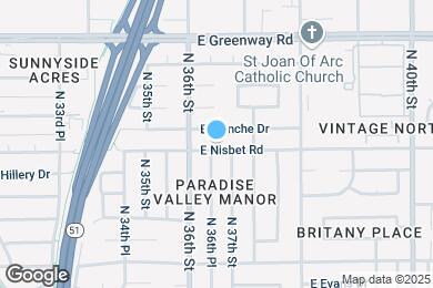 Map image of the property - 3624 E Nisbet Rd