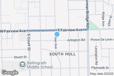 Map image of the property - 201 Arlington Rd