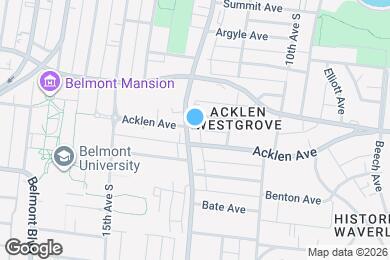 Map image of the property - 1900 12th Ave S
