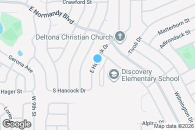 Map image of the property - 1089 E Hancock Dr