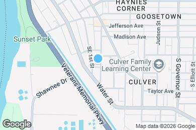 Map image of the property - 1327 Parrett St