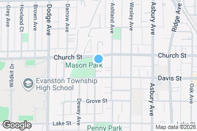 Map image of the property - 1619 Florence Ave