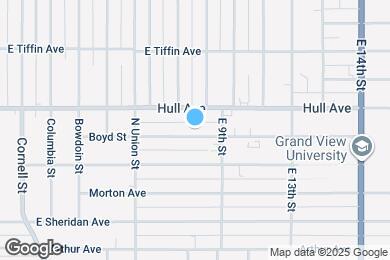 Map image of the property - 816 Boyd St