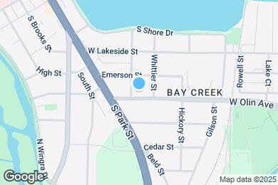 Map image of the property - 718 W Olin Ave