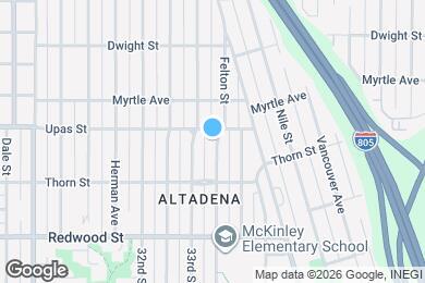 Map image of the property - 3370 Felton St