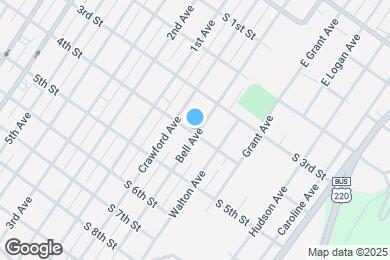 Map image of the property - 216 S 4th St