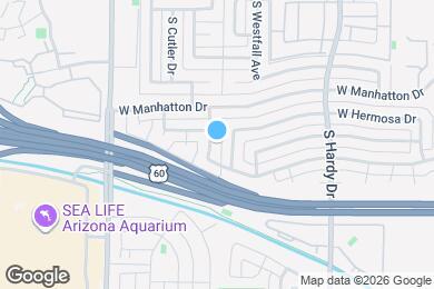Map image of the property - 3935 S Beck Ave