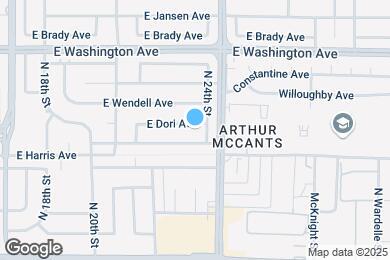 Map image of the property - 2316 E Dori Ave