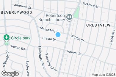 Map image of the property - 9033 Cresta Dr