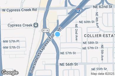 Map image of the property - Furnished Studio-Fort Lauderdale-Cypress Creek-Andrews Ave