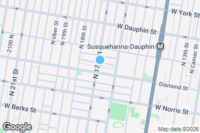 Map image of the property - 2107 N 17th St