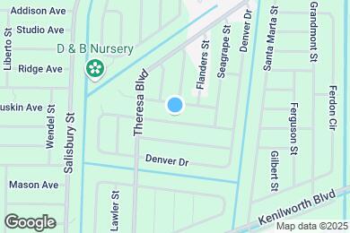 Map image of the property - 19410 Villanova Ave