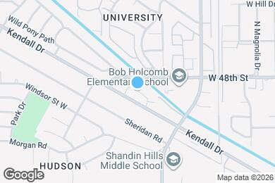 Map image of the property - 1460 Kendall Dr