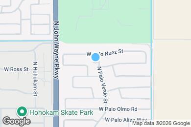 Map image of the property - 17028 N Palo Verde St