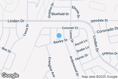 Map image of the property - 3036 Gloria Ave