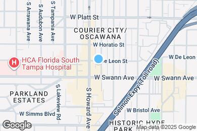 Map image of the property - 607 S Westland Ave