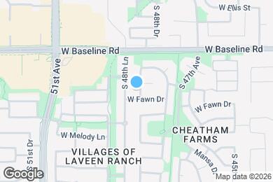 Map image of the property - 7816 S 48th Dr