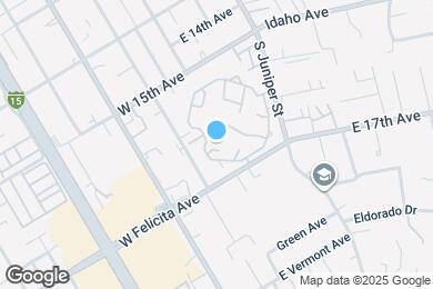 Map image of the property - 1651 S Juniper St