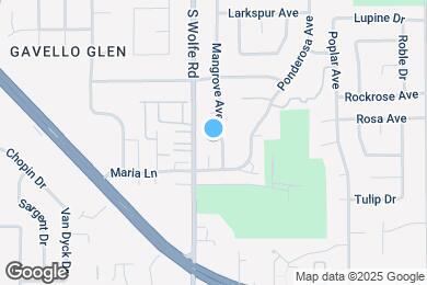 Map image of the property - 977 Mangrove Ave