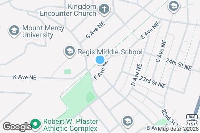 Map image of the property - 2110 F Ave NE