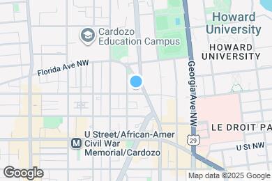 Map image of the property - 909 W St NW
