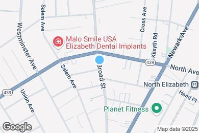 Map image of the property - 750 N Broad St