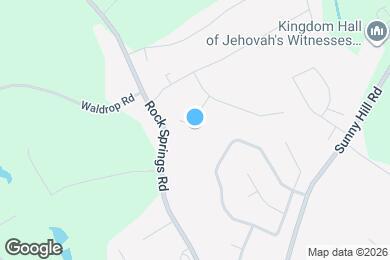 Map image of the property - 1847 Rocky Water Ct