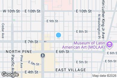 Map image of the property - 417 E 7th St
