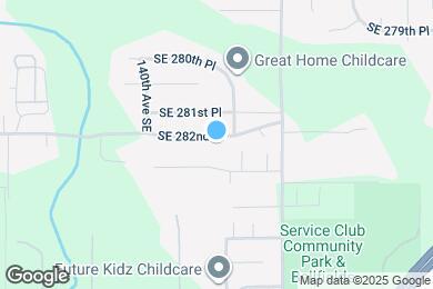 Map image of the property - 14203 SE 282nd St