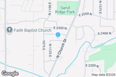 Map image of the property - 1179 E 2350 N