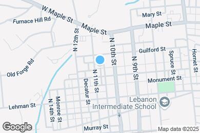 Map image of the property - 1026 Orchard St