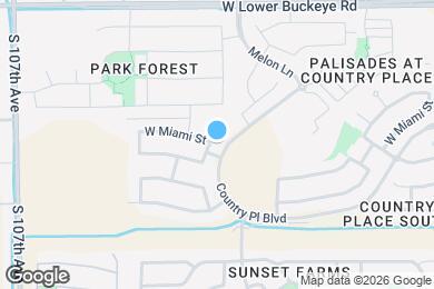 Map image of the property - 3213 S 103rd Dr
