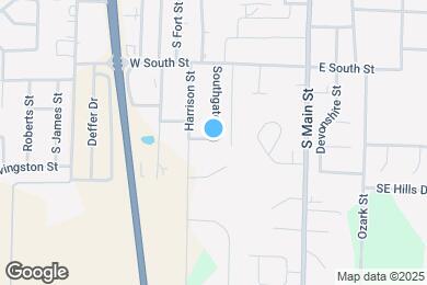 Map image of the property - 633 S Southgate Dr