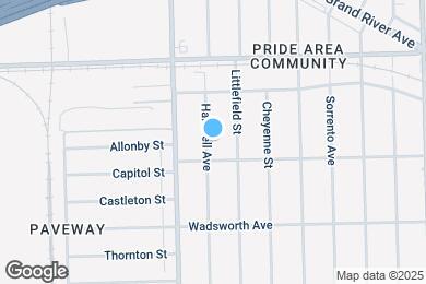 Map image of the property - 12234 Hartwell St