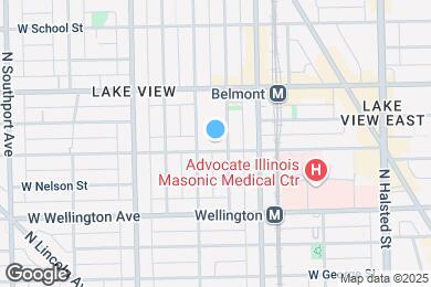 Map image of the property - 1045 W Barry Ave