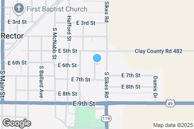 Map image of the property - 521 S Clayton St