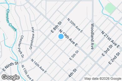 Map image of the property - 1818 E 7th St