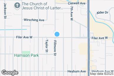 Map image of the property - 702 Filer Ave