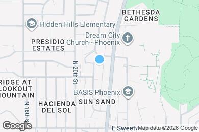 Map image of the property - 13415 North 21st Pl