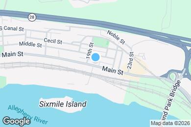 Map image of the property - Sharpsburg - Apartments for Rent in Pittsburgh