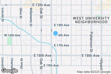 Map image of the property - 244 E 16th Ave