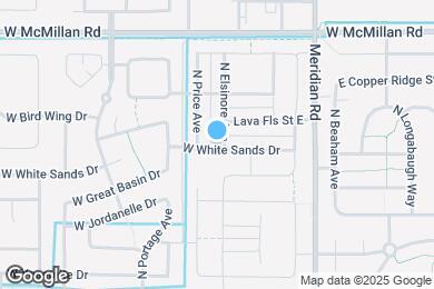 Map image of the property - 4431 N Elsinore Ave