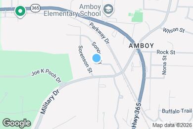 Map image of the property - 5601 Sonora Dr